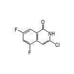 3-Chloro-5,7-difluoroisoquinolin-1(2H)-one