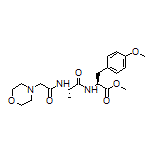 Methyl (S)-3-(4-Methoxyphenyl)-2-[(S)-2-(2-morpholinoacetamido)propanamido]propanoate
