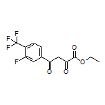 Ethyl 4-[3-Fluoro-4-(trifluoromethyl)phenyl]-2,4-dioxobutanoate