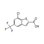 7-Chloro-5-(trifluoromethyl)benzothiophene-2-carboxylic Acid