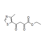 Ethyl 4-(4-Methyl-5-thiazolyl)-2,4-dioxobutanoate