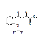Methyl 4-[2-(Difluoromethoxy)phenyl]-2,4-dioxobutanoate