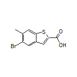 5-Bromo-6-methylbenzothiophene-2-carboxylic Acid