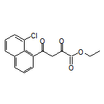 Ethyl 4-(8-Chloro-1-naphthyl)-2,4-dioxobutanoate