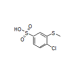 4-Chloro-3-(methylthio)benzenesulfonic Acid