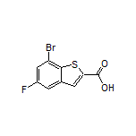 7-Bromo-5-fluorobenzothiophene-2-carboxylic Acid