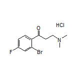 1-(2-Bromo-4-fluorophenyl)-3-(dimethylamino)-1-propanone Hydrochloride