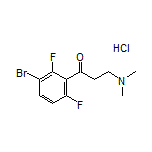 1-(3-Bromo-2,6-difluorophenyl)-3-(dimethylamino)-1-propanone Hydrochloride