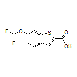 6-(Difluoromethoxy)benzothiophene-2-carboxylic Acid