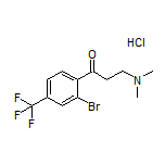 1-[2-Bromo-4-(trifluoromethyl)phenyl]-3-(dimethylamino)-1-propanone Hydrochloride