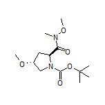 (2S,4R)-1-Boc-N,4-dimethoxy-N-methylpyrrolidine-2-carboxamide