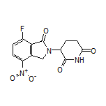 3-(7-Fluoro-4-nitro-1-oxo-2-isoindolinyl)piperidine-2,6-dione