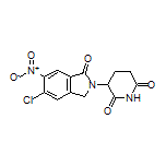 3-(5-Chloro-6-nitro-1-oxo-2-isoindolinyl)piperidine-2,6-dione