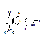 3-(7-Bromo-4-nitro-1-oxo-2-isoindolinyl)piperidine-2,6-dione