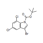 1-Boc-3-bromo-5,7-dichloroindole