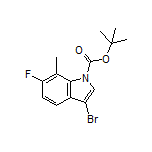 1-Boc-3-bromo-6-fluoro-7-methylindole