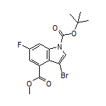 Methyl 1-Boc-3-bromo-6-fluoroindole-4-carboxylate