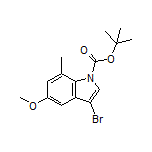 1-Boc-3-bromo-5-methoxy-7-methylindole