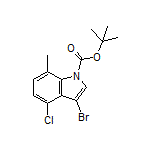 1-Boc-3-bromo-4-chloro-7-methylindole