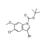 1-Boc-3-bromo-5-chloro-6-methoxyindole