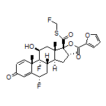 (6S,8S,9R,10S,11S,13S,14S,16R,17R)-6,9-Difluoro-17-[[(fluoromethyl)thio]carbonyl]-11-hydroxy-10,13,16-trimethyl-3-oxo-6,7,8,9,10,11,12,13,14,15,16,17-dodecahydro-3H-cyclopenta[a]phenanthren-17-yl Furan-2-carboxylate