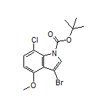 1-Boc-3-bromo-7-chloro-4-methoxyindole
