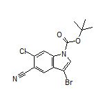 1-Boc-3-bromo-6-chloro-5-cyanoindole