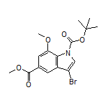 Methyl 1-Boc-3-bromo-7-methoxyindole-5-carboxylate