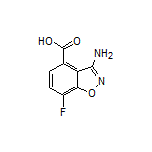 3-Amino-7-fluorobenzisoxazole-4-carboxylic Acid
