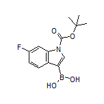 1-Boc-6-fluoroindole-3-boronic Acid