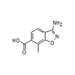 3-Amino-7-methylbenzo[d]isoxazole-6-carboxylic Acid