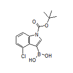 1-Boc-4-chloroindole-3-boronic Acid