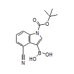 1-Boc-4-cyanoindole-3-boronic Acid