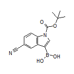 1-Boc-5-cyanoindole-3-boronic Acid