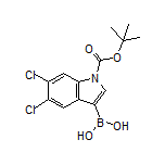 1-Boc-5,6-dichloroindole-3-boronic Acid
