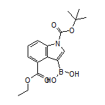 1-Boc-4-(ethoxycarbonyl)indole-3-boronic Acid