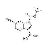 1-Boc-6-cyanoindole-3-boronic Acid
