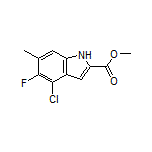 Methyl 4-Chloro-5-fluoro-6-methyl-1H-indole-2-carboxylate