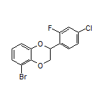 5-Bromo-2-(4-chloro-2-fluorophenyl)-2,3-dihydrobenzo[b][1,4]dioxine
