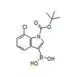 1-Boc-7-chloroindole-3-boronic Acid