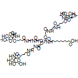 1-[[(2R,3R,4R,5R,6R)-3-Acetamido-4,5-dihydroxy-6-(hydroxymethyl)tetrahydro-2H-pyran-2-yl]oxy]-16,16-bis[[3-[[3-[5-[[(2R,3R,4R,5R,6R)-3-acetamido-4,5-dihydroxy-6-(hydroxymethyl)tetrahydro-2H-pyran-2-yl]oxy]pentanamido]propyl]amino]-3-oxopropoxy]methyl]-5,11,18-trioxo-14-oxa-6,10,17-triazanonacosan-29-oic Acid