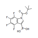1-Boc-4,5,6,7-tetrafluoroindole-3-boronic Acid