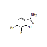 3-Amino-6-bromo-7-fluorobenzisoxazole