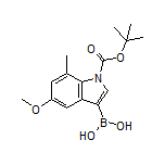 1-Boc-5-methoxy-7-methylindole-3-boronic Acid
