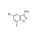 3-Amino-5-bromo-7-fluorobenzisoxazole