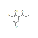 1-(5-Bromo-2-hydroxy-3-iodophenyl)-1-propanone