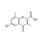 6-Chloro-3,8-dimethyl-4-oxo-4H-chromene-2-carboxylic Acid