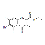 Ethyl 6-Bromo-5,7-difluoro-3-methyl-4-oxo-4H-chromene-2-carboxylate