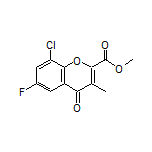 Methyl 8-Chloro-6-fluoro-3-methyl-4-oxo-4H-chromene-2-carboxylate