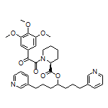 (S)-1,7-Di(3-pyridyl)-4-heptyl 1-[2-Oxo-2-(3,4,5-trimethoxyphenyl)acetyl]piperidine-2-carboxylate